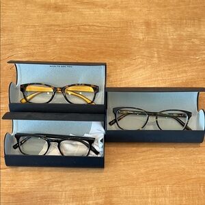 3 Warby Parker glasses
